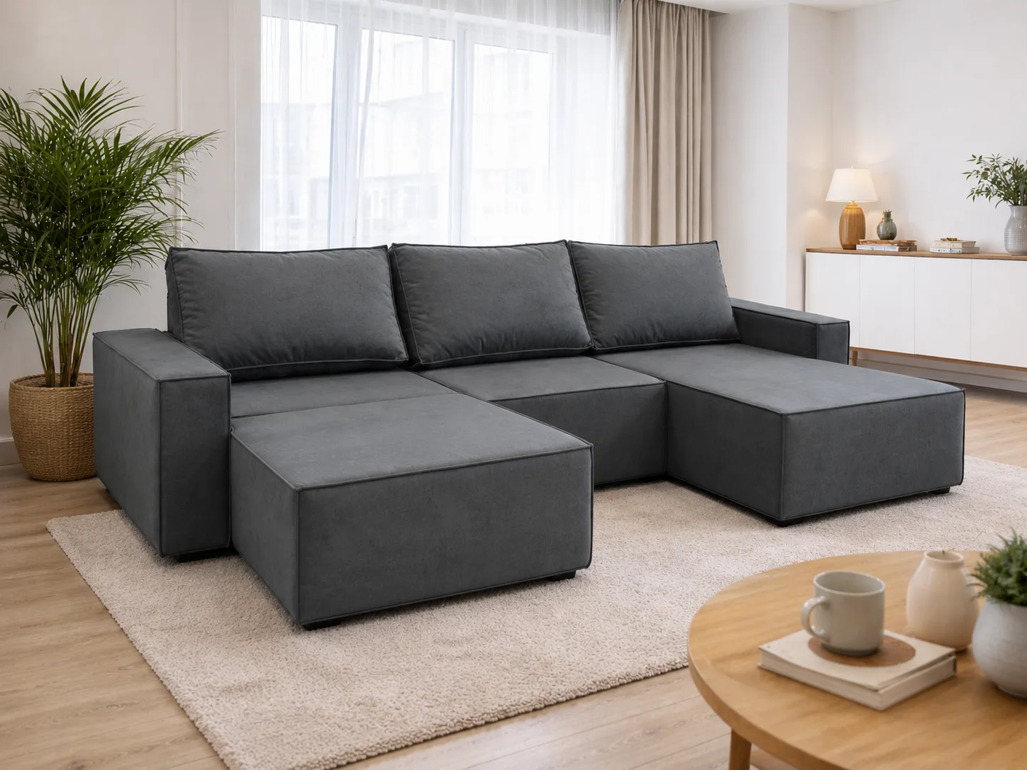Диван DobryyYA Loft с разложенной одной секцией