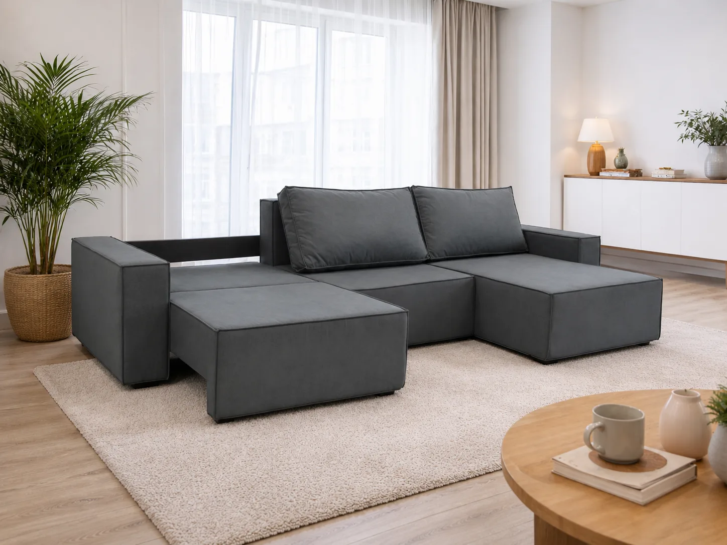 Диван DobryyYA Loft с разложенной секцией без подушки