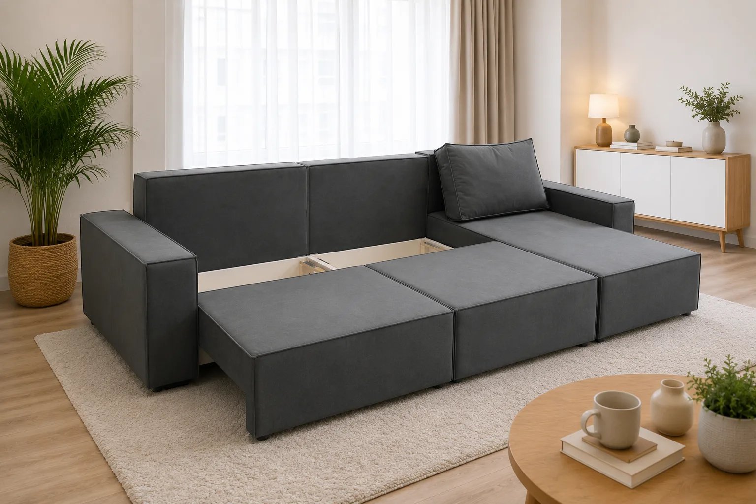 Диван DobryyYA Loft с открытыми секциями хранения